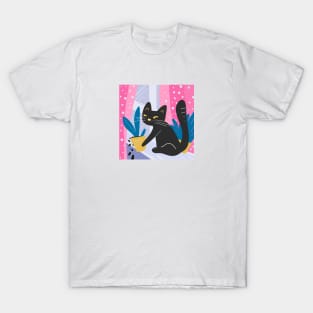 Cat at the window T-Shirt